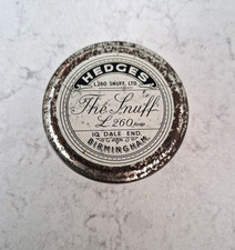 Vintage hedges snuff for sale  BEDFORD