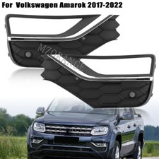 Usado, Esquerda & Direita Luz de neblina dianteira tampa da grade preta para VW Amarok 2017-2022 comprar usado  Enviando para Brazil