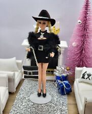 1970 Topper Toys Corp Dawn MODEL AGENCY DINAH Mini Vestido Suéter Preto + BONECA!, usado comprar usado  Enviando para Brazil