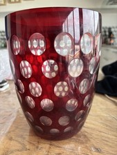 Vase cristal bohème d'occasion  Le Pradet