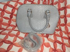 Borsa mano azzurra usato  Bergamo