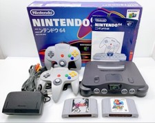 Sistema de console Nintendo 64 com caixa Japão N64 Nintendo vem com 2 macios, usado comprar usado  Enviando para Brazil