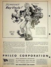 Original Philco Co. AD: 1943 Rádios, fonógrafo, geladeiras, ar condicionado. comprar usado  Enviando para Brazil