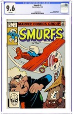 Smurfs cgc 9.6 for sale  Arlington