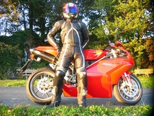 Dainese lederkombi age gebraucht kaufen  Nüsttal