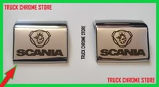 SCANIA 1998-2016 SUPORTE GUARDA-LAMAS CROMADO aço inoxidável 1 CONJUNTO. comprar usado  Enviando para Brazil