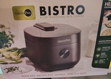 PANELA VERDE BISTRÔ 8 XÍCARAS PANELA DE ARROZ TRADICIONAL Preta (Nova Caixa Aberta) comprar usado  Enviando para Brazil
