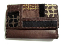 Carteira de couro marrom fóssil três dobras slots para cartões bolsa de moedas tapeçaria comprar usado Carteira de couro marrom fóssil três dobras slots para cartões bolsa de moedas tapeçaria comprar usado  Enviando para Brazil