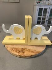 Wood elephant bookends for sale  Orem