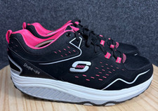 Espuma de memória feminina Sketchers Shape Ups 2.0 refrigerada a ar tamanho 10 preto/rosa comprar usado  Enviando para Brazil