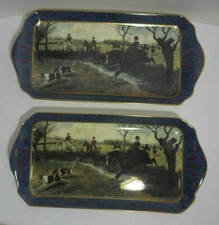 Par Vintage Ralph Lauren Berskhire Caça Wedgwood Inglaterra Bandejas de Porcelana Óssea 1989, usado comprar usado Par Vintage Ralph Lauren Berskhire Caça Wedgwood Inglaterra Bandejas de Porcelana Óssea 1989, usado comprar usado  Enviando para Brazil