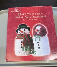Mrs snowman knit for sale  LOUGHTON