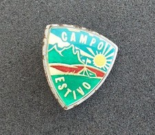 Spilla scudetto vintage Alpini E.I. Campo Estivo usata originale comprar usado  Enviando para Brazil