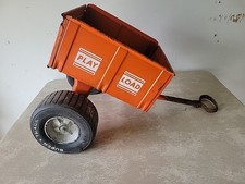 Vintage PLAY LOAD Laranja Puxar Atrás Carroça de Brinquedo Carrinho de 2 Rodas comprar usado  Enviando para Brazil