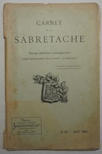 Carnet sabretache numéro d'occasion  Fagnières