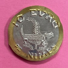 10 EURO TEMPORAIRE DES VILLES De Nîmes 1997 ETAT  NEUF Bi Métal ￼ segunda mano  Embacar hacia Mexico