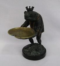 RARA SABONETEIRA BRONZE MAITLAND SMITH FROG PRINCE em BASE DE MÁRMORE comprar usado  Enviando para Brazil