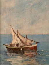 Tableau ancien huile d'occasion  France