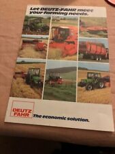 Deutz fahr brochure for sale  LEAMINGTON SPA