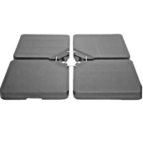 Suporte para guarda-chuva 4 peças preto cantilever offset pátio fácil enchimento bicos de água comprar usado  Enviando para Brazil