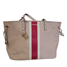 Usado, Bolsa tote Michael Kors Jet Travel grande três QTR rosa vermelha comprar usado  Enviando para Brazil