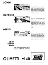 Pubblicita 1932 olivetti usato Pubblicita 1932 olivetti usato  Biella