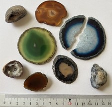 Mixed agate slices for sale  GLASGOW