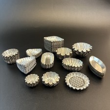 Enorme Lote de 125+ Mini Latas Caneladas Formas Tartlet Biscoito Sabonete Artesanal Suécia comprar usado  Enviando para Brazil
