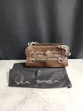 Usado, Bolsa de mão feminina Via Spiga couro marrom bolsa de ombro Pt6 comprar usado  Enviando para Brazil