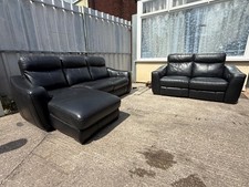 Black leather sofa for sale Black leather sofa for sale  BLACKPOOL