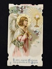 cartão sagrado cromolitografia imagem de santo pieuse "ANGEL DE LA GUARDA" comprar usado  Enviando para Brazil