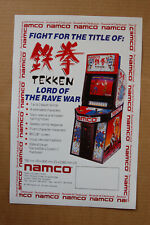 Tekken arcade flyer for sale  Augusta