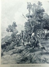 1889 incisione risorgimento usato  Magenta