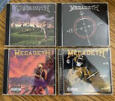 4 Megadeth CD Lot Peace Sells Youthanasia Cryptic Writings So Far So Good Remast, usado comprar usado  Enviando para Brazil