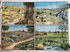 Ancienne affiche scolaire d'occasion  Le Pré-Saint-Gervais