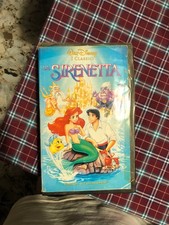 Videocassetta disney sirenetta usato  Cesena