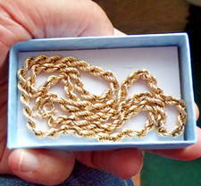 9ct gold. rope for sale  LEEDS