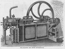 Geladeira a gás BELL-COLEMAN impressão antiga 1884 comprar usado  Enviando para Brazil