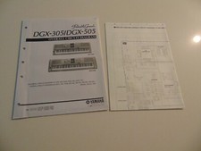 Teclado grande portátil Yamaha DGX-305 DGX-505 diagrama de circuito geral esquemático comprar usado  Enviando para Brazil