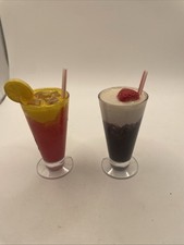 2 ímãs de geladeira vintage realistas para coquetéis e bebidas mistas comprar usado  Enviando para Brazil