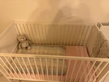 Babybett weiß gitterbett gebraucht kaufen  Rheurdt