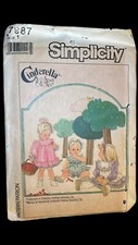 Padrão de costura vintage Simplicity 7987 Cinderella Clothing Co tamanho 1 de 1987 comprar usado  Enviando para Brazil