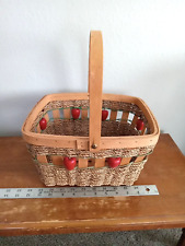 Baskets apples handle for sale  Rice