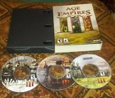 Age Of Empires III PC CD-ROM Jogo 2005 Microsoft- 3 Discos Chave de Ref Rápida no Estojo comprar usado  Enviando para Brazil