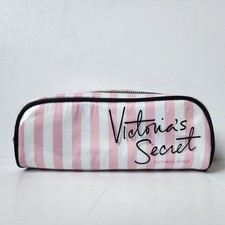 Bolsa de maquiagem/cosméticos de viagem Victoria's Secret rosa branca pequena 7,5 x 2,5 x 3 comprar usado  Enviando para Brazil