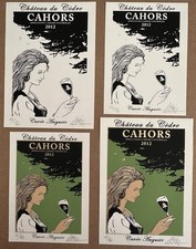 étiquettes vin cahors d'occasion  Sainte-Geneviève-des-Bois