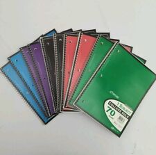 Pacote com 10 Notebooks Espiral Top Flight FACULDADE 1 Assunto 70 Folhas Cores Sortidas comprar usado  Enviando para Brazil