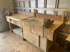 Wooden workbench vice for sale  NORWICH