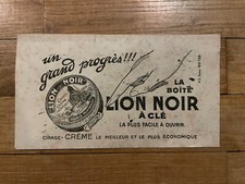 Buvard publicitaire cirage d'occasion  Andeville