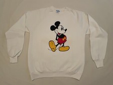 Moletom vintage dos anos 90 Mickey Mouse Walt Disney Productions, tamanho G, feito nos EUA., usado comprar usado  Enviando para Brazil
